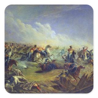 The Guard hussars attacking near Warsaw Square Sticker