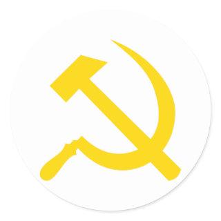 The Hammer & Sickle Classic Round Sticker