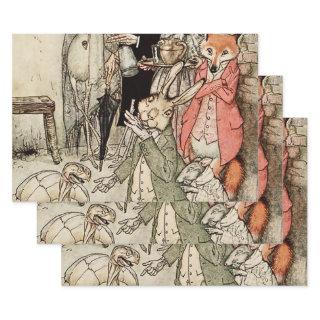 “The Hare and the Tortoise” by Arthur Rackham  Sheets