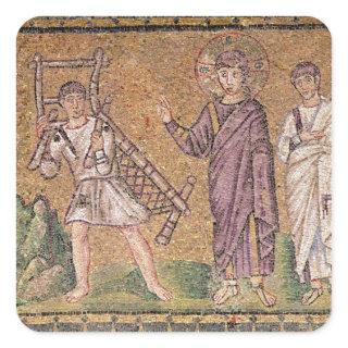 The Healing of the Paralytic of Capernaumx Square Sticker