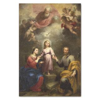 The Heavenly and Earthly Trinities by Murillo Tissue Paper