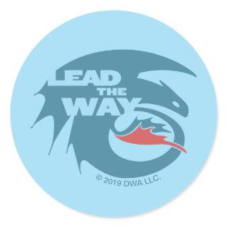 The Hidden World | Toothless Lead The Way Classic Round Sticker