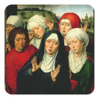 The Holy Women, right hand panel Square Sticker