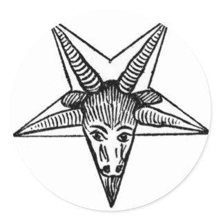 The Horned God Classic Round Sticker