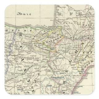 The Iberian Peninsula Square Sticker