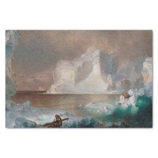 The Icebergs by Frederic Edwin Church Tissue Paper