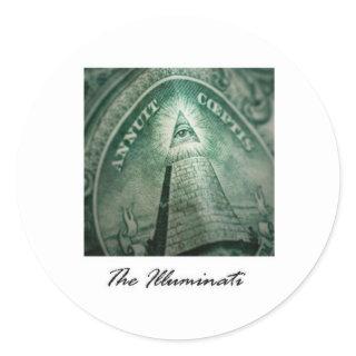 The Illuminati Classic Round Sticker