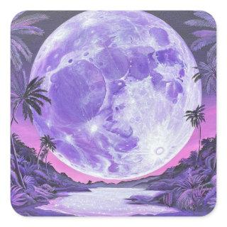 The Impossible Moon-Sticker Square Sticker