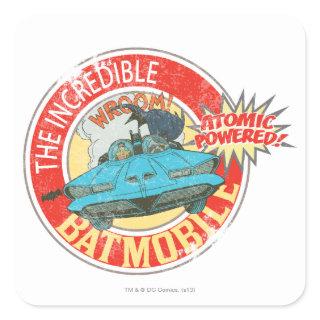 The Incredible Batmobile Icon Square Sticker