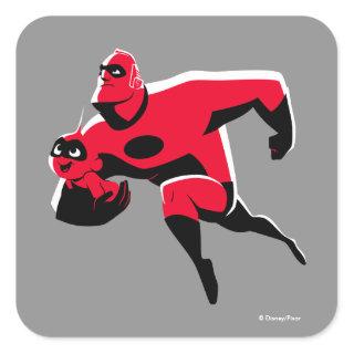 The Incredibles 2 | Hero Work is Calling Square Sticker
