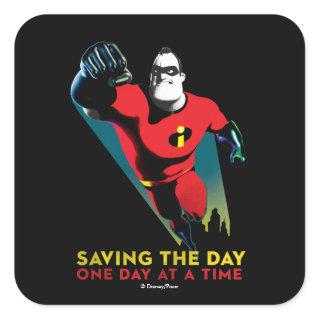 The Incredibles 2 | Saving the Day Square Sticker