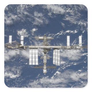 The International Space Station 6 Square Sticker