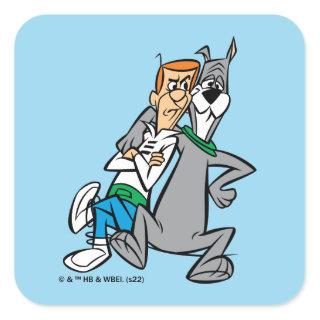 The Jetsons | George & Astro Buddies Square Sticker