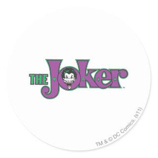 The Joker Logo Classic Round Sticker