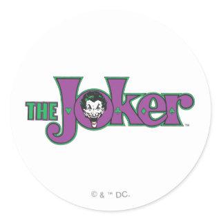 The Joker Logo Classic Round Sticker