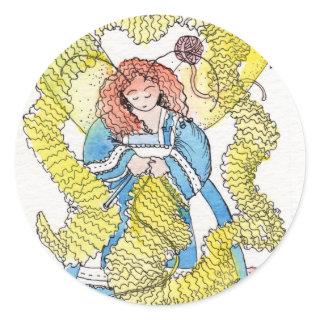The Knitter Classic Round Sticker