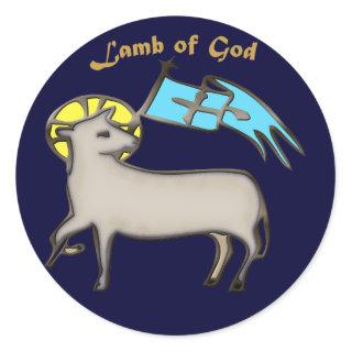 The Lamb of GOD...Sticker. Classic Round Sticker