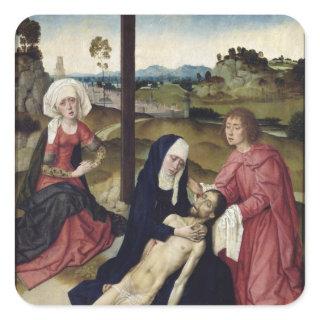 The Lamentation, c.1455-60 Square Sticker