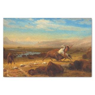 The Last of the Buffalo by Albert Bierstadt Tissue Paper