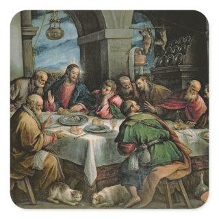 The Last Supper 3 Square Sticker