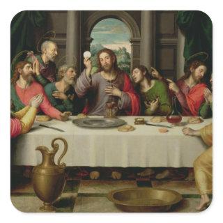 The Last Supper 5 Square Sticker