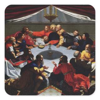 The Last Supper Square Sticker