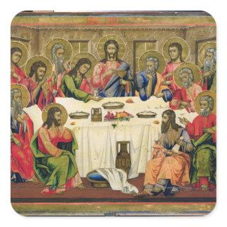 The Last Supper Square Sticker