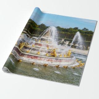 The Latona Fountain in the gardens of Versailles