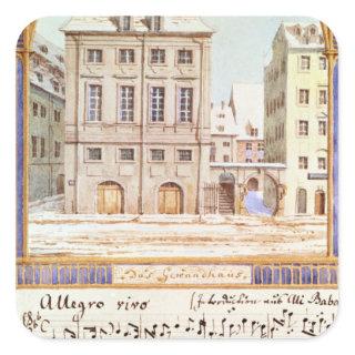 The Leipzig Gewandhaus Square Sticker