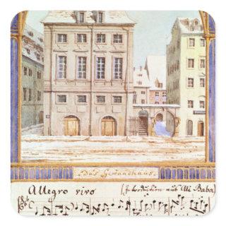 The Leipzig Gewandhaus Square Sticker