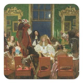 The Life of Buckingham, 1853-55 (oil on canvas) (s Square Sticker