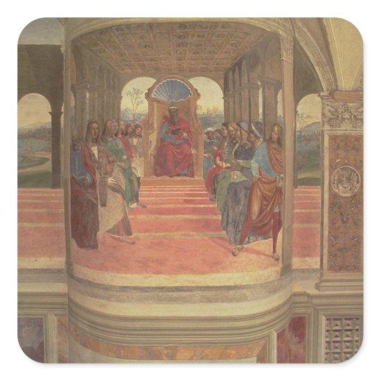 The Life of St. Benedict (fresco) (detail) Square Sticker