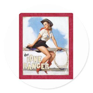 The Lone Ranger Classic Round Sticker