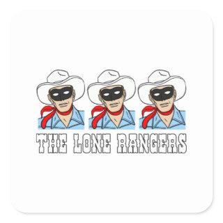 The Lone Rangers Square Sticker