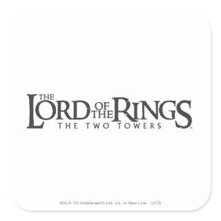 THE LORD OF THE RINGS horizontal logo Square Sticker