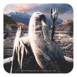THE LORD OF THE RINGS: TT Saruman Movie Poster Square Sticker
