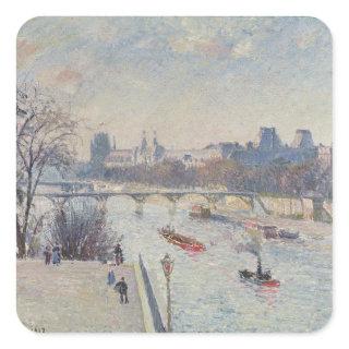 The Louvre, 1902 Square Sticker