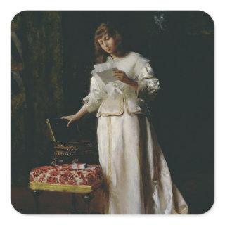 The Love Letter Square Sticker