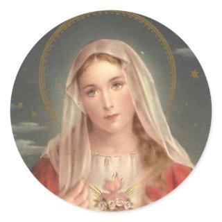The Madonna Classic Round Sticker
