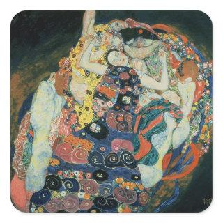 The Maiden, 1913 (oil on canvas) Square Sticker