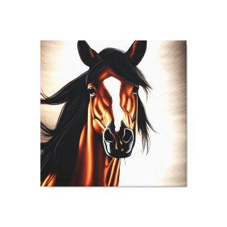 The Majestic Mustang - The Spirt Of Freedom Canvas Print