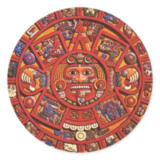 The Mayan Calendar Classic Round Sticker