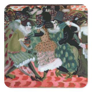 The Morte-Saison in Paris, 1913 Square Sticker