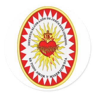 The Most Sacred Heart of Jesus Classic Round Sticker