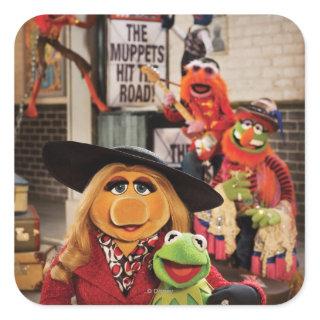 The Muppets Most Wanted Hits the Road! Square Sticker