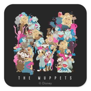 The Muppets | The Muppets Monogram Square Sticker