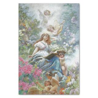 The Muse of Poesie (by Konstantin Makovsky) Tissue Paper