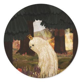 The Mushroom King Classic Round Sticker