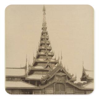 The Myei-nan or Main Audience Hall Square Sticker