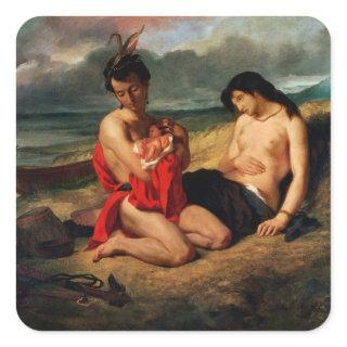 The Natchez, c.1823-35 Square Sticker